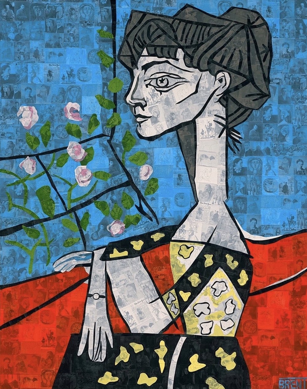 Artists Masterpiece Series: Pablo Picasso, Jacqueline with Flowers