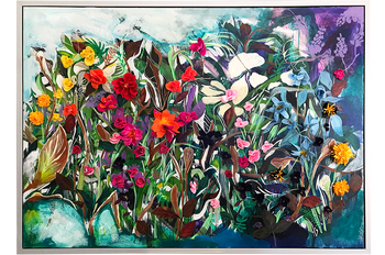 Felted Botanical-scape no.1