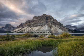 Light over Bow Lake