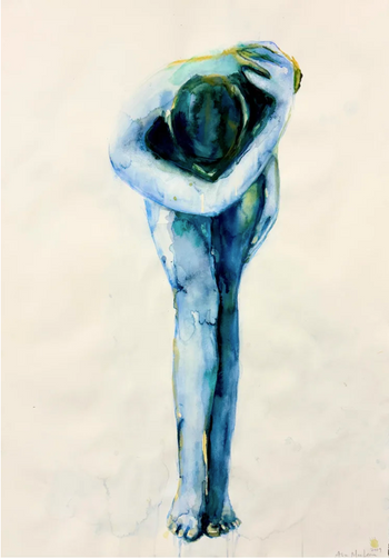 Crouching Figure (green)