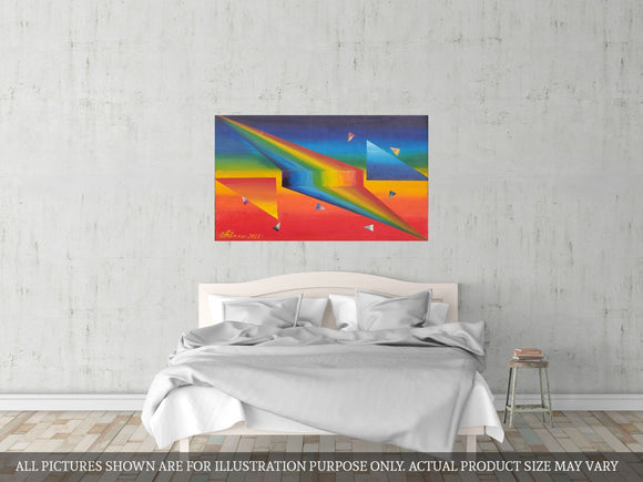 Ascending, descending of rainbow