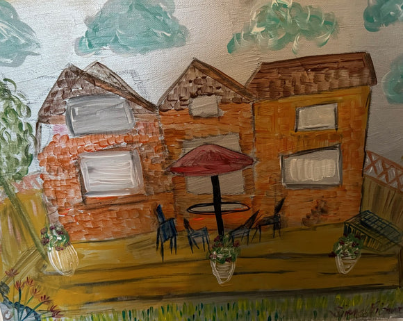 The Orange House on the Corner