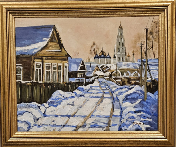 Russian winter scene