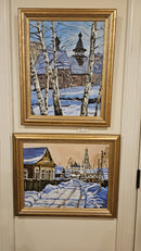 Birch trees with heavy snow-2
