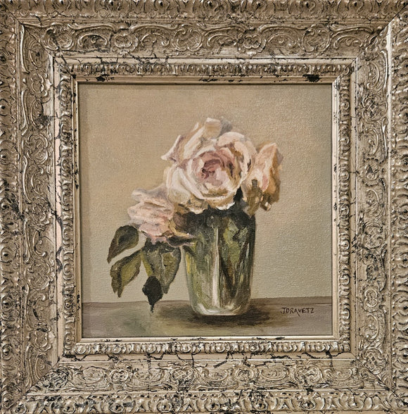 Single pink rose