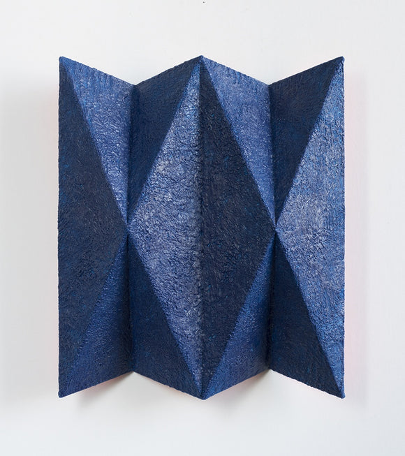Corrugation In Deep Blue