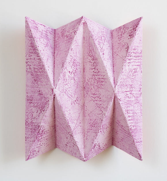 Corrugation In Magenta