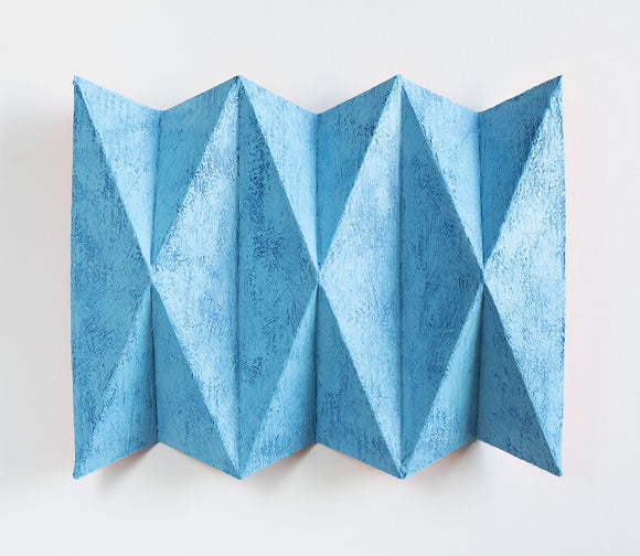 Corrugation In Blue