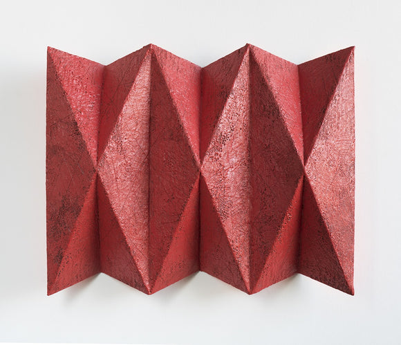 Corrugation In Red