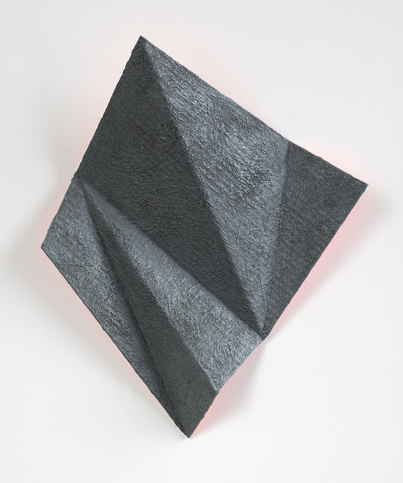 Corrugation In Iridescent Pewter