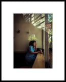 Blue Dress, Coffee Shop-1