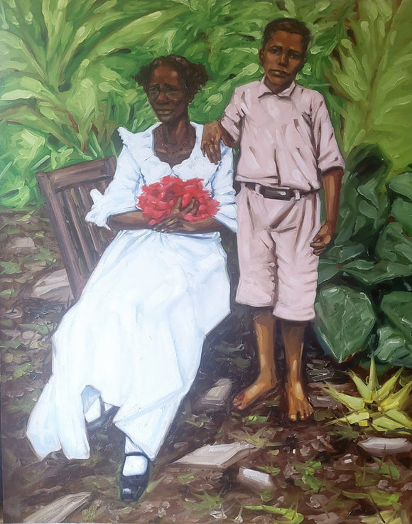 Pioneers (The artists grandfather and great-grandmother)