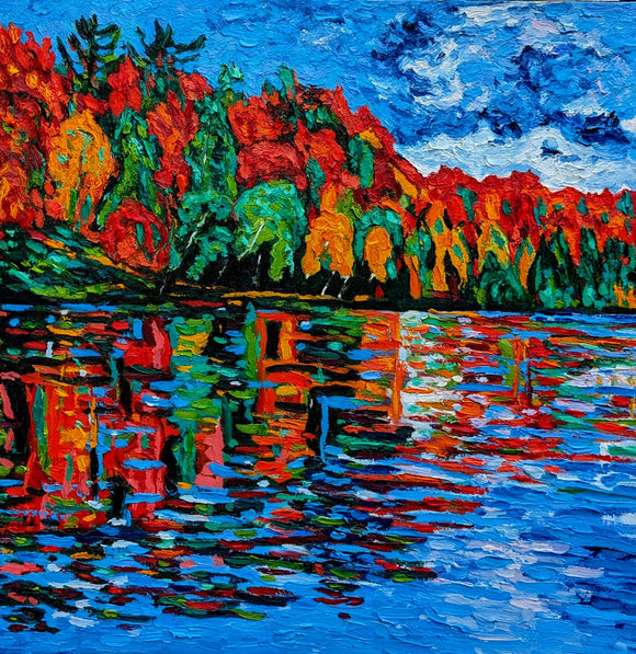Autumn Shoreline, Lake of Bays
