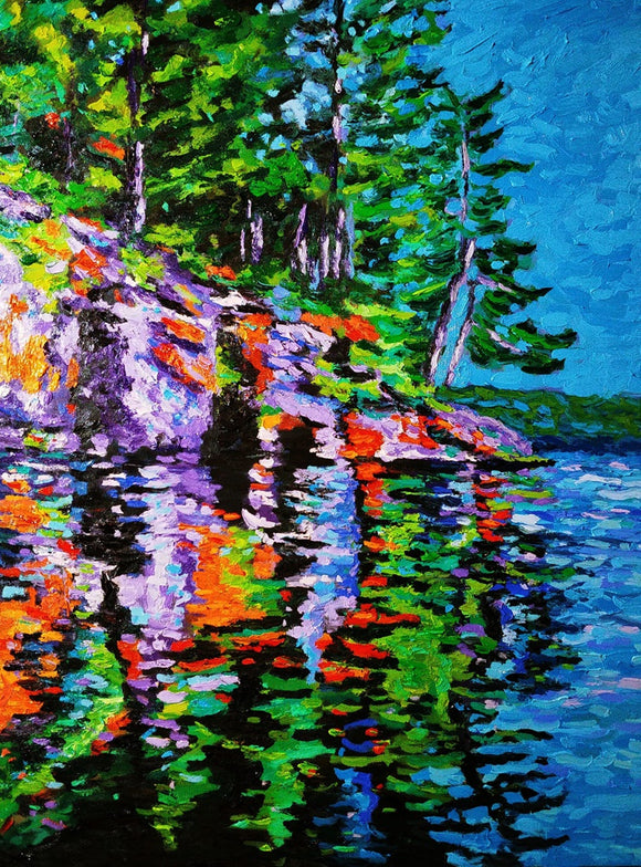 Haystack Island Reflections