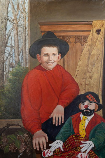 Boy with Clown