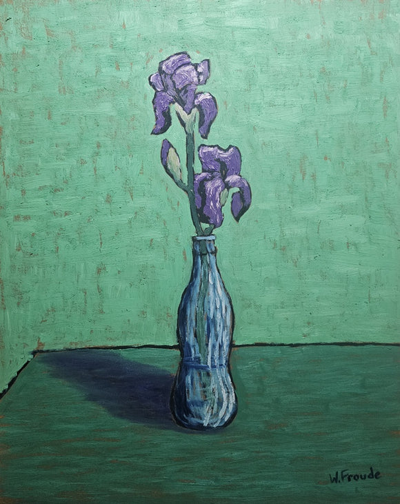 Irises in Coke Bottle II