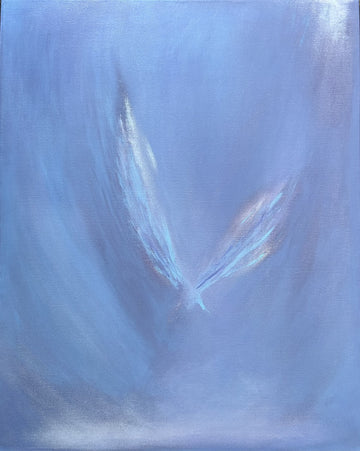 Flying Angel spraying the light of goodness