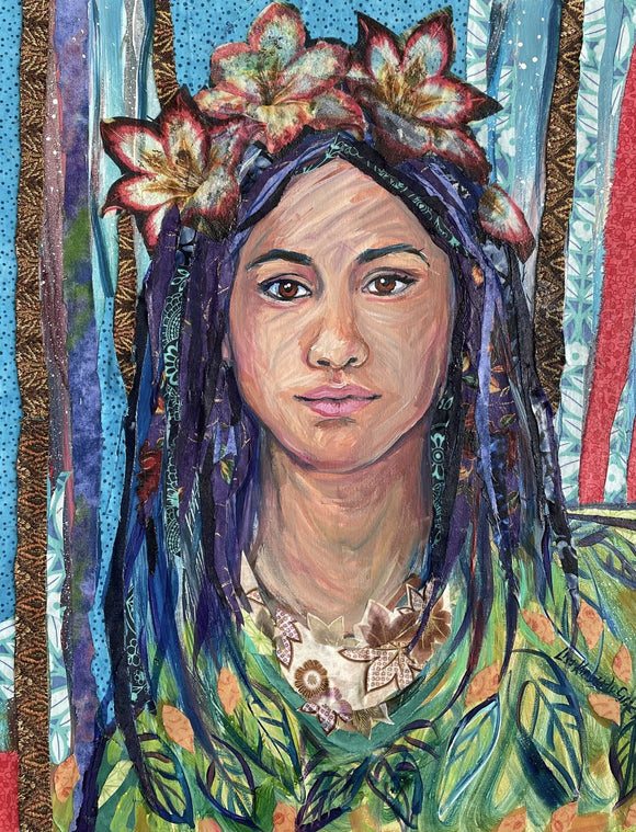 Girl With Flower Crown