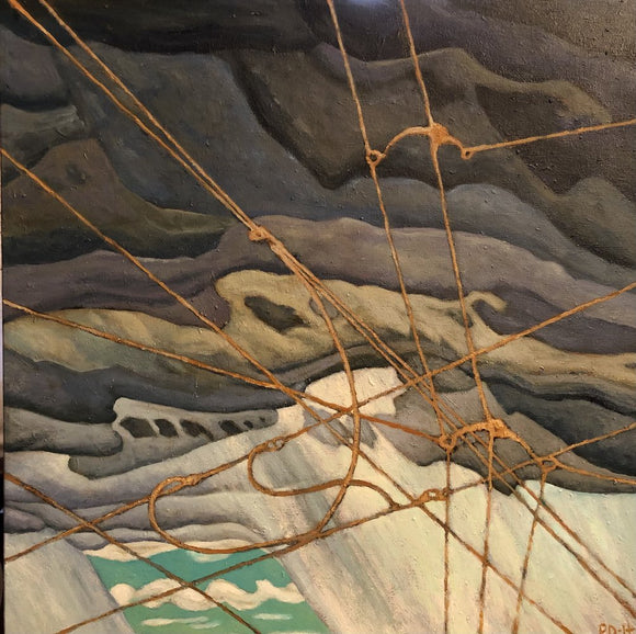 LineScape XXIX, Spadina  & College (after Snow Clouds by Franklin Carmichael)