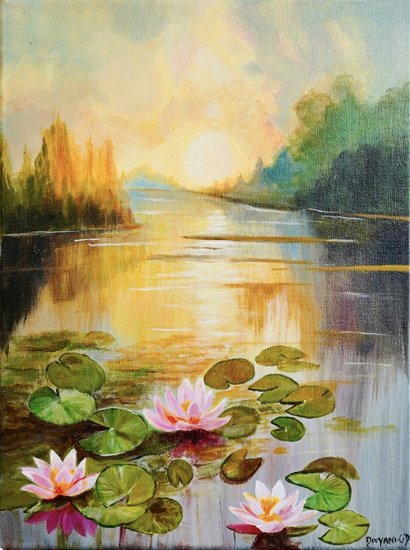Golden Hour Lilies