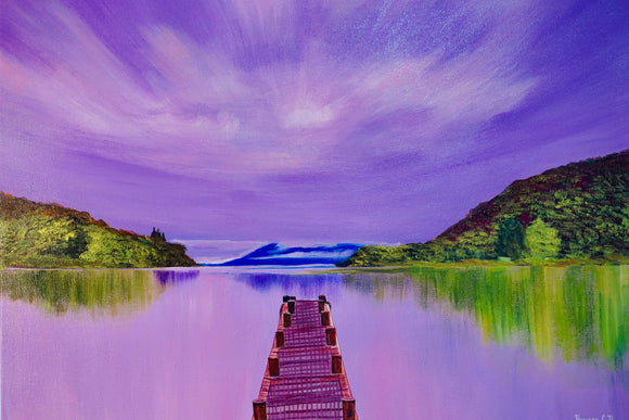 Purple Twilight Peaks