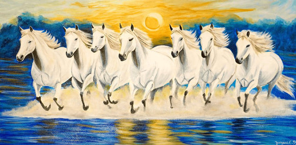 Running free, seven strong