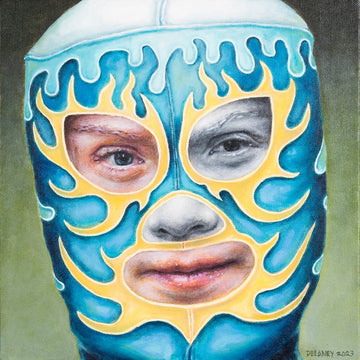 Wrestling Mask Portrait of Greta Thunberg