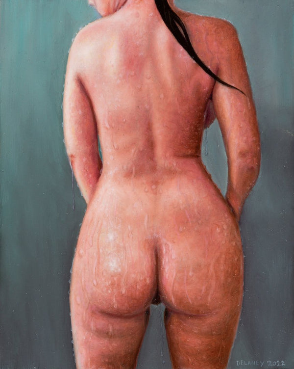 Nude Figure: Woman in Shower