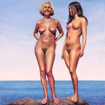 Nude Figures: Two Women at Seaside