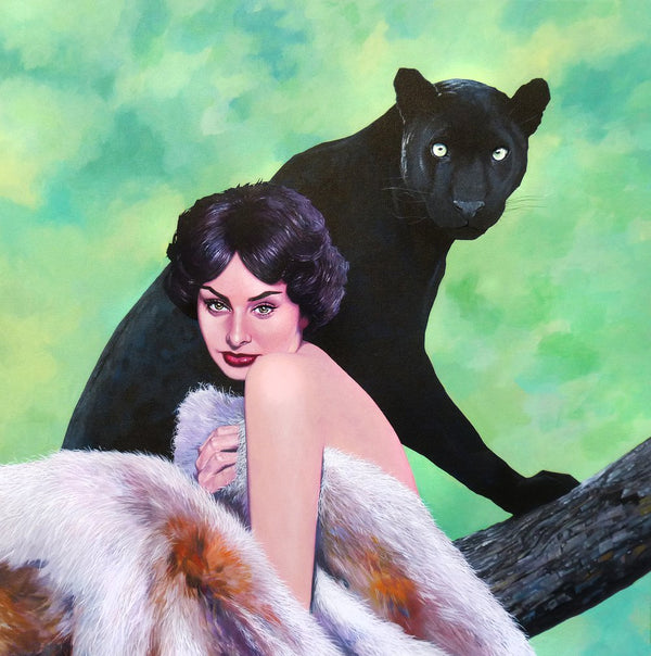 Sophia Loren and Panther