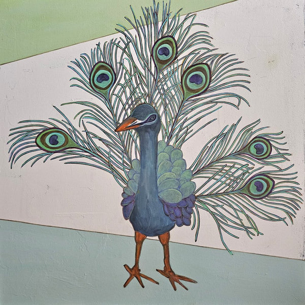 Perky Peacock