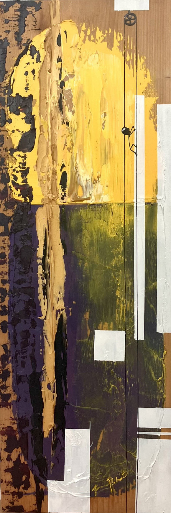 Le sentier est mal indiqué mais je crois que ça va