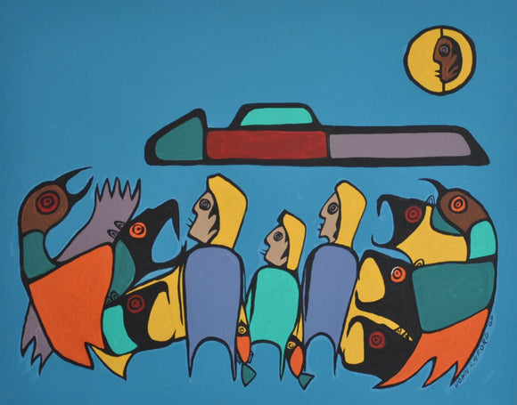 The Water Being Sleeping Giant in the Half Moon Light