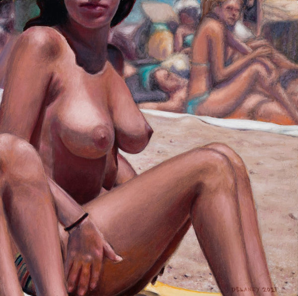 Nude Figure on Beach