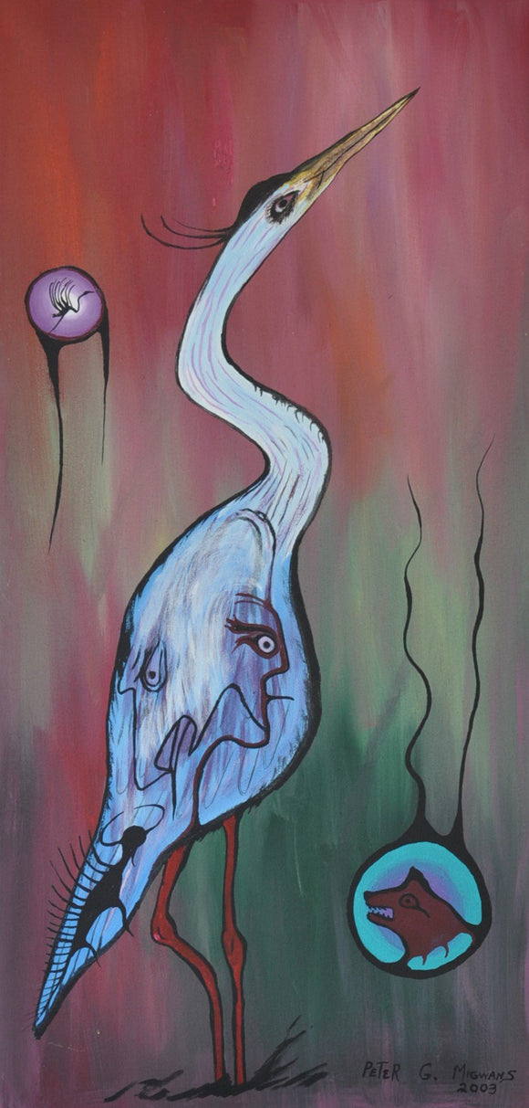 Blue Heron Old Man