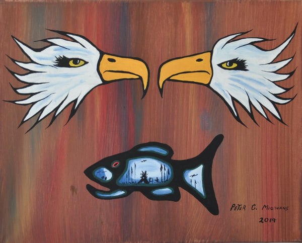 Eagle Clan with Fish Clan