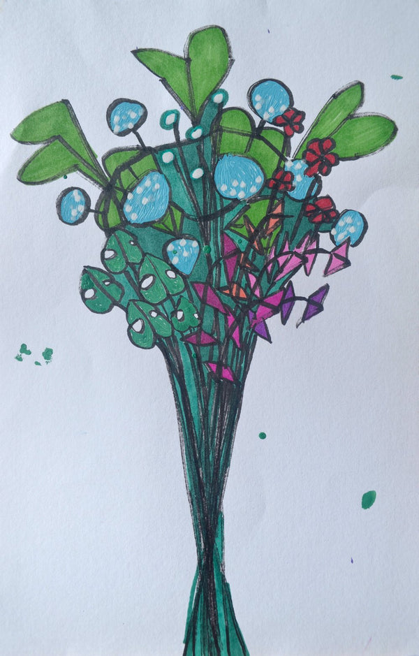 green bouquet