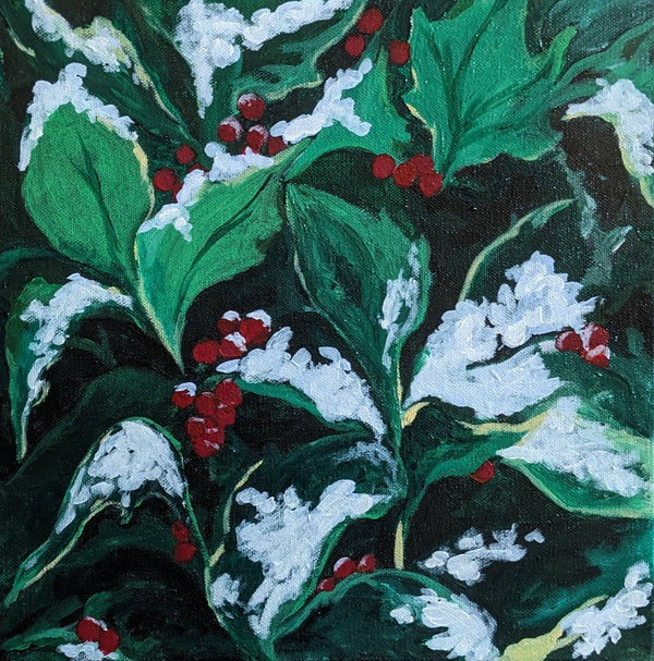 Snow Laden Holly