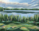 Views from Home: Reeds at Theo Wirth Lake-1