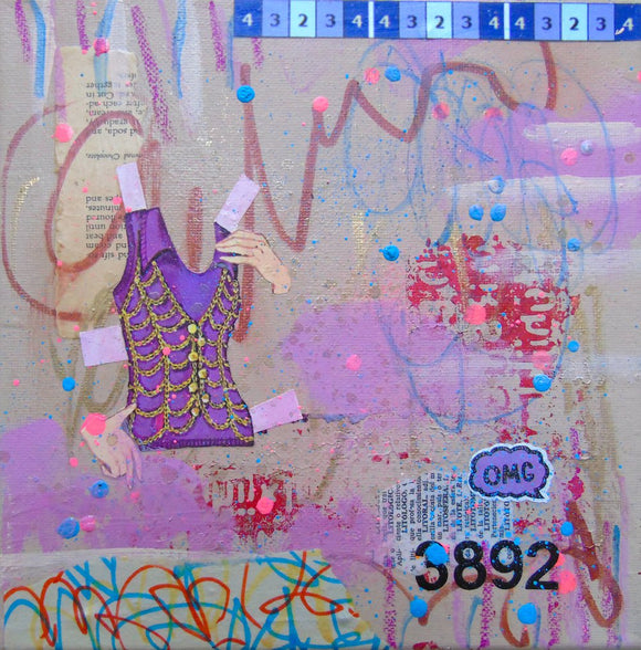 Periwinkle Paper Doll