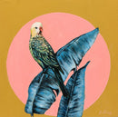Candy Coloured Paradise - Mixed Media on Canvas 10'x 10'-1