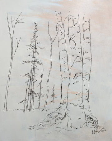 Hidden Birch, A Study