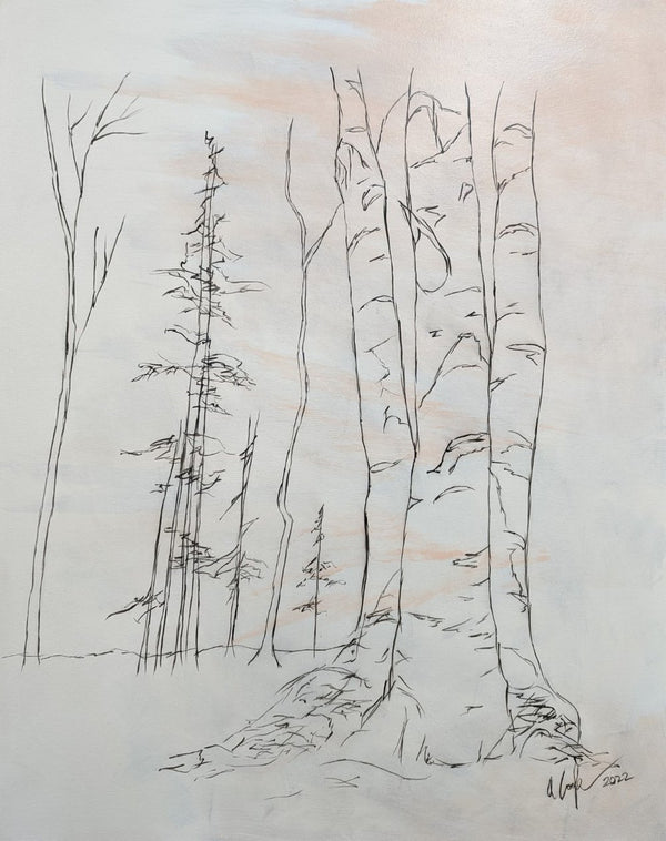 Hidden Birch, A Study