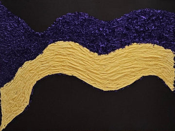 COMPLEMENTARY TEXTILE-YELLOW & PURPLE