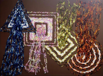 FOUR SEASONS- TEXTILE PAINTING