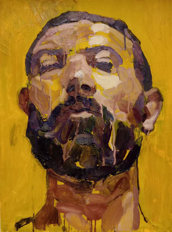 Self-Portrait on Yellow 2