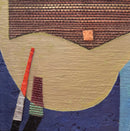 Square Moon # 21. Minimalist Horizons Collection-1