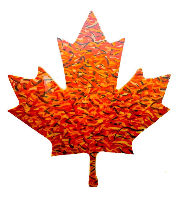 Orange Maple Leaf