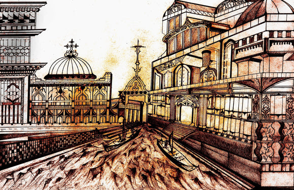 Spirit of Venice (Architecture Modelling Art Construct)