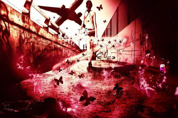 A Walking Ghost on The Freeway